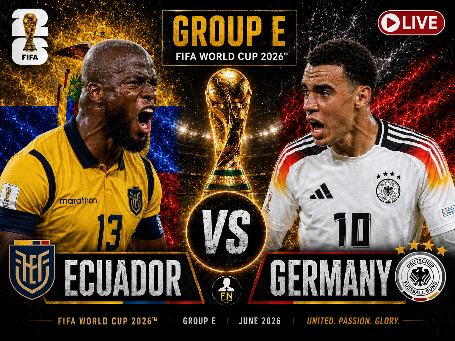Ecuador vs Germany 2026 FIFA World Cup live match preview